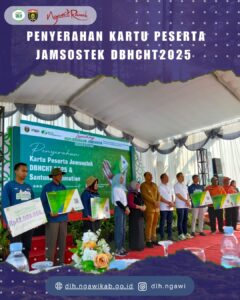 Bupati Ngawi secara resmi meluncurkan Perlindungan Jaminan Sosial Ketenagakerjaan (Jamsostek) bagi para buruh tani/petani tembakau dan pekerja rentan di Kabupaten Ngawi! 🥳